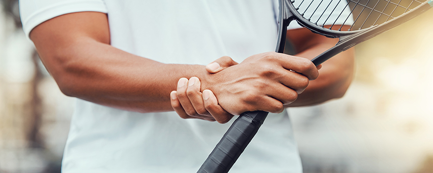 Athlete receiving non-surgical joint pain treatment at NextGen Health Center in Waterbury.